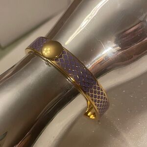 Halcyon Days Gold and Purple Bracelet